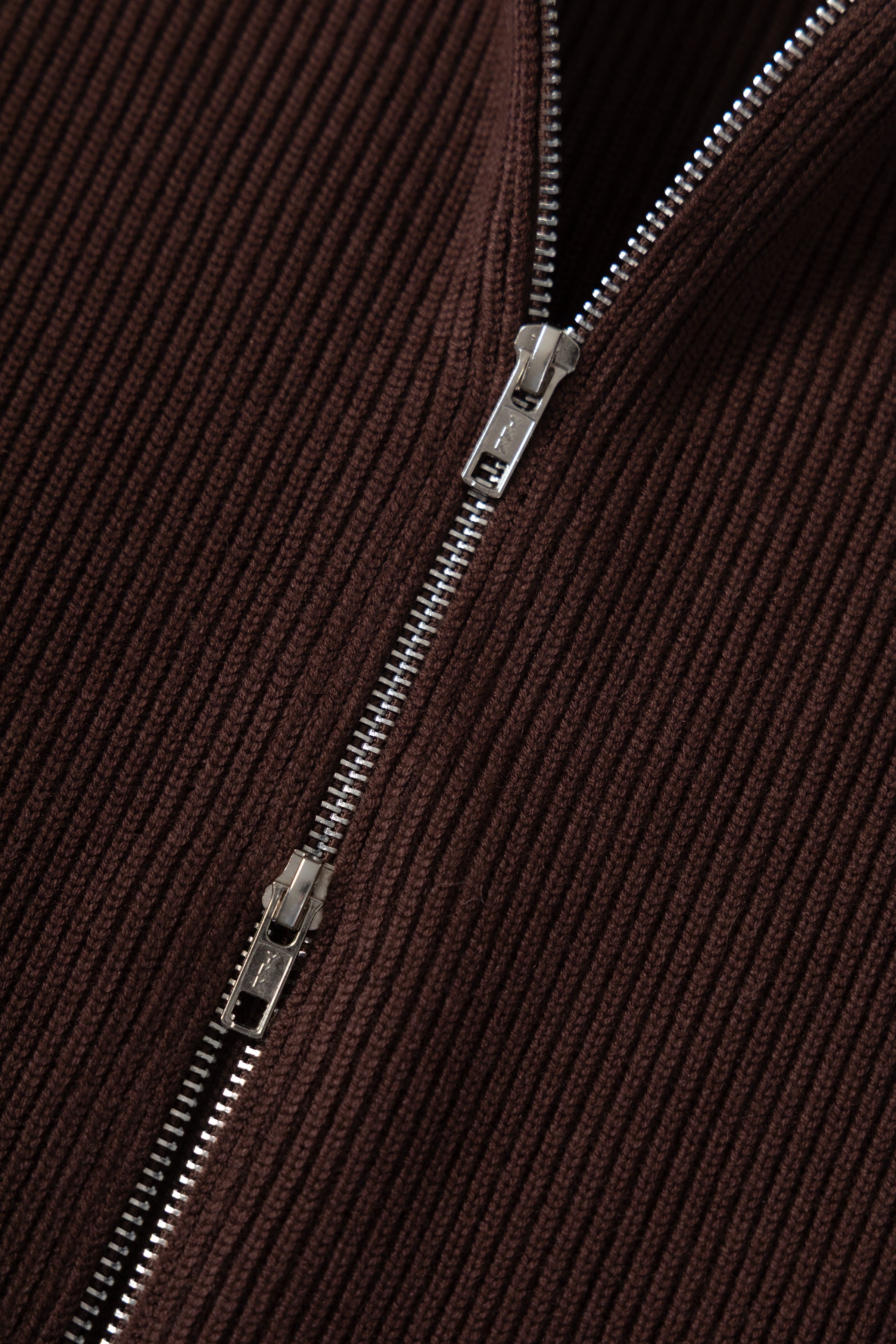 Okonkwo MFG - Double-Zip Cardigan - Brown – Blacksmith Store
