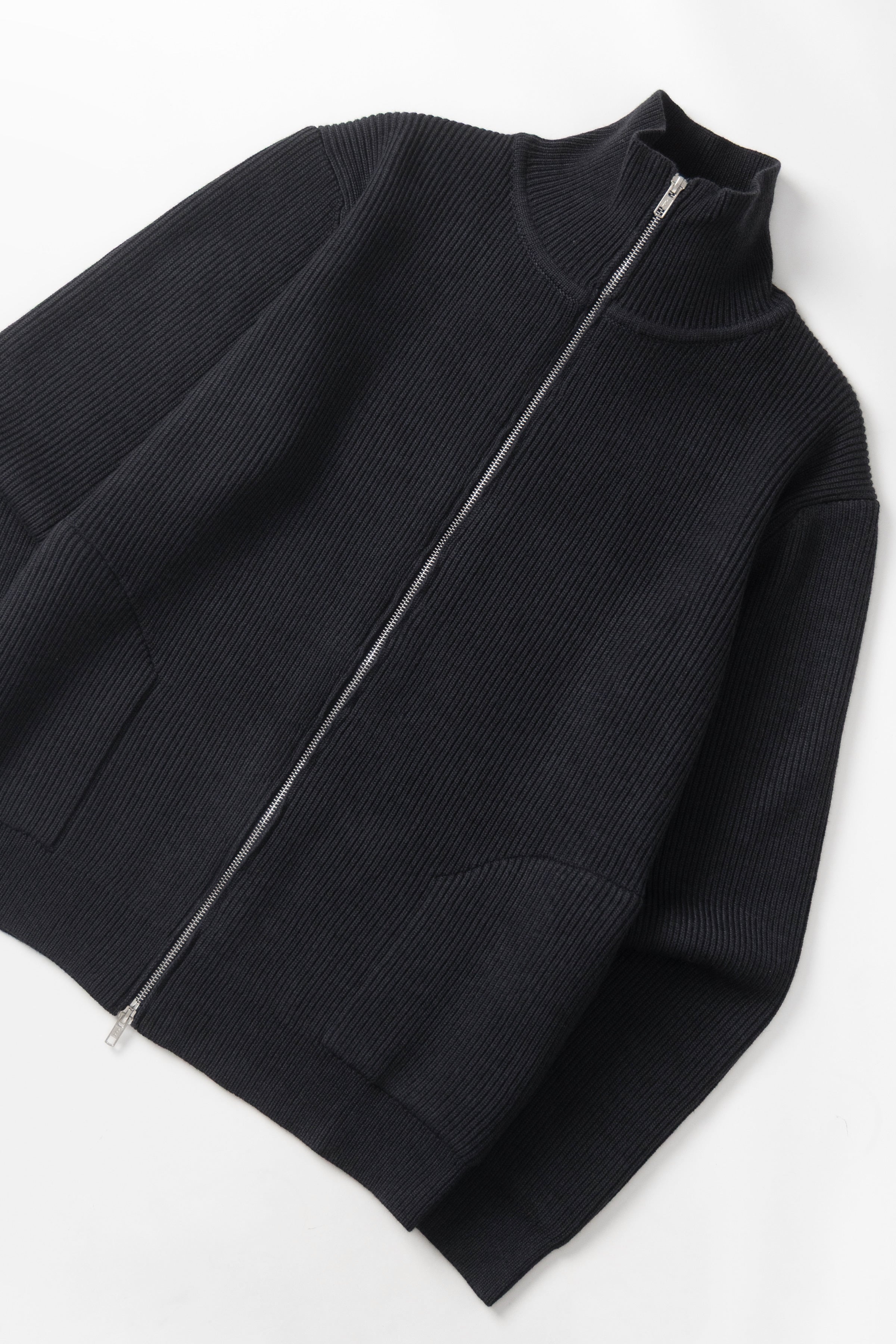 Okonkwo MFG - Double-Zip Cardigan - Dark Grey – Blacksmith Store