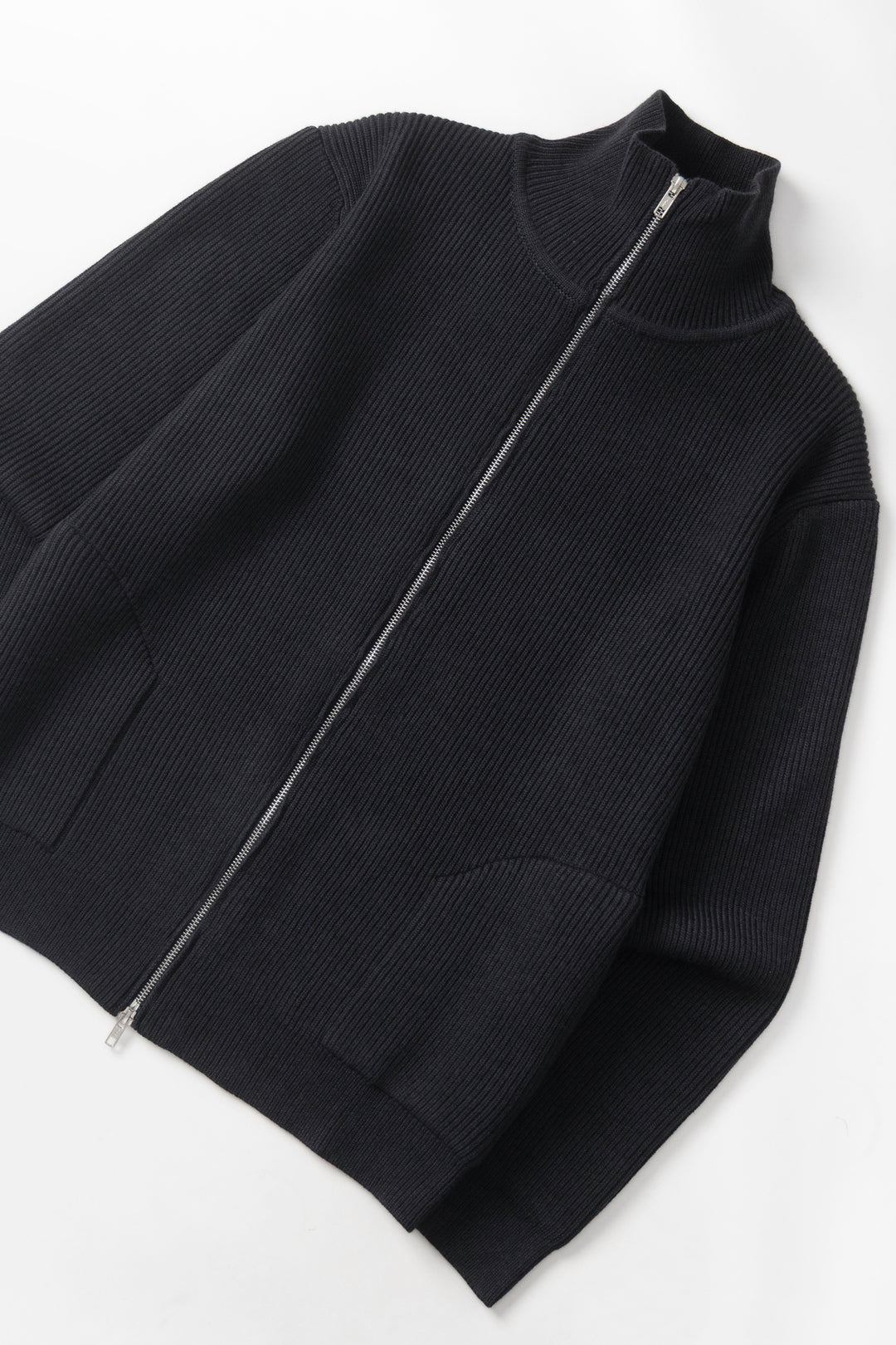 Okonkwo MFG - Double-Zip Cardigan - Dark Grey