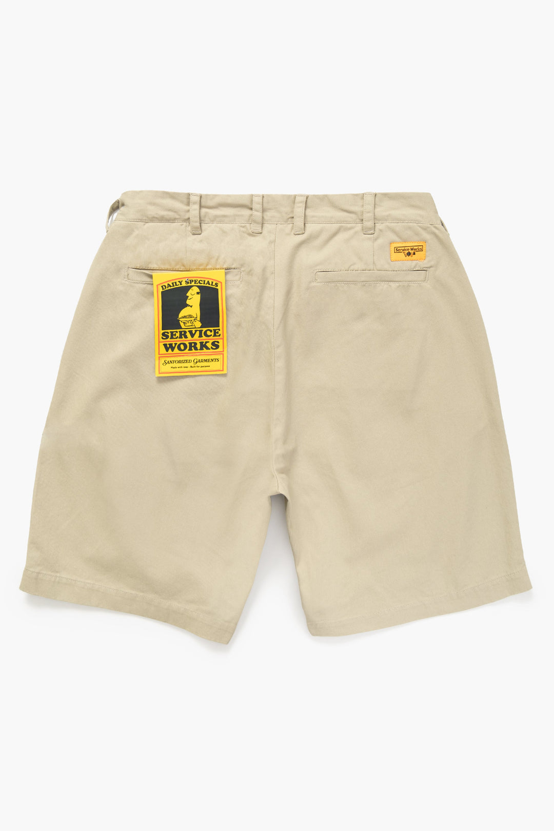Service Works - Drill Part Timer Shorts - Khaki