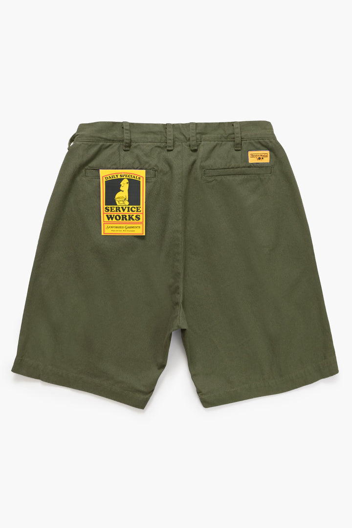 Service Works - Drill Part Timer Shorts - Olive