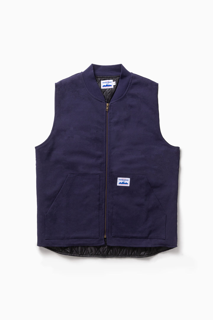 Power Goods - Canvas Work Vest - Navy Blue