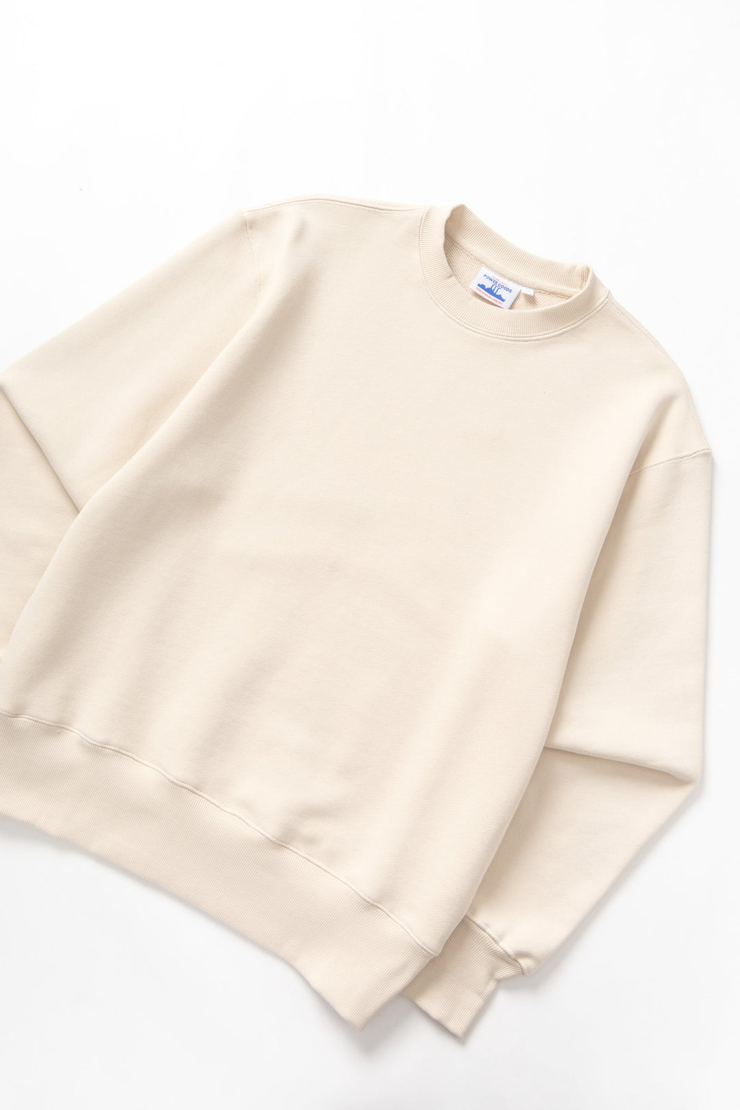 Power Goods - Loopback Crewneck - Putty