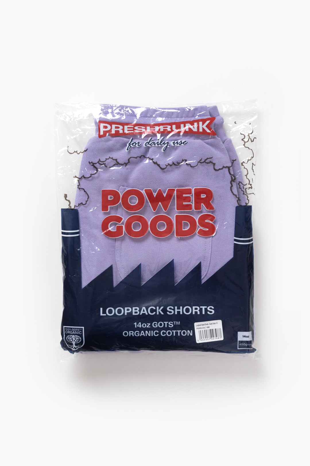 Power Goods - Loopback Sweat Shorts - Dusty Violet