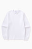 Power Goods - Thermal Waffle Long Sleeve Tee - White