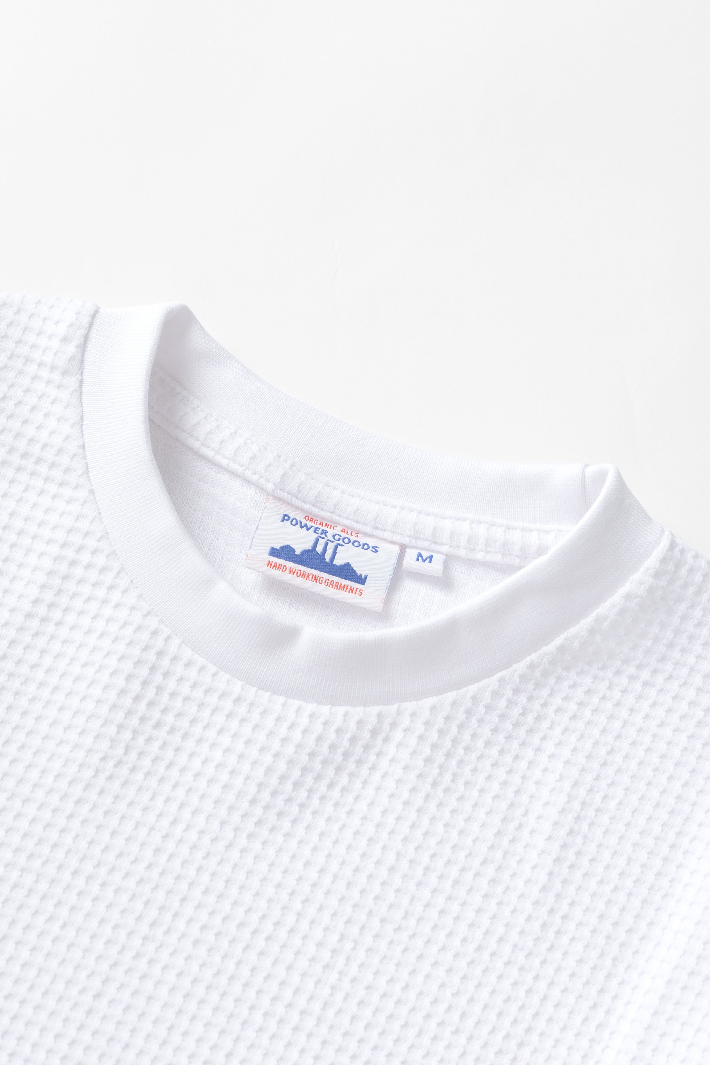 Power Goods - Thermal Waffle Long Sleeve Tee - White – Blacksmith