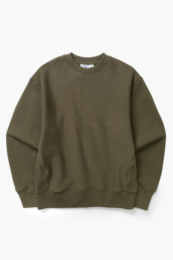 Power Goods - Super Weight Crewneck - Dark Olive