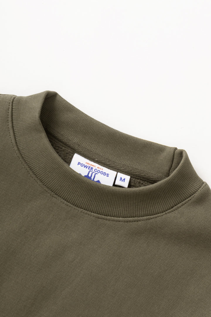 Power Goods - Super Weight Crewneck - Dark Olive
