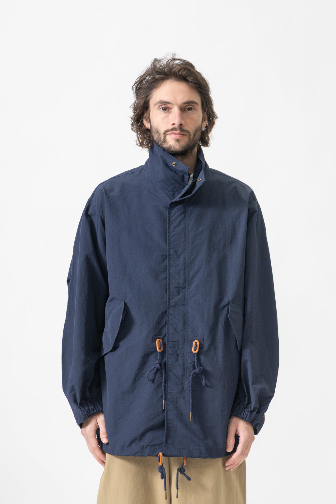 Blacksmith - Mid-Length Ripstop Parka - Navy