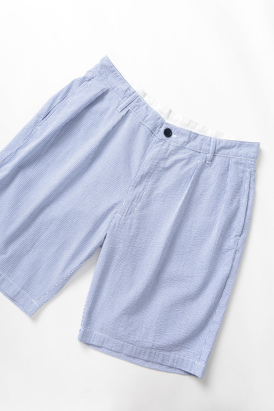 Service Works - Seersucker Part Timer Shorts - Navy Stripe