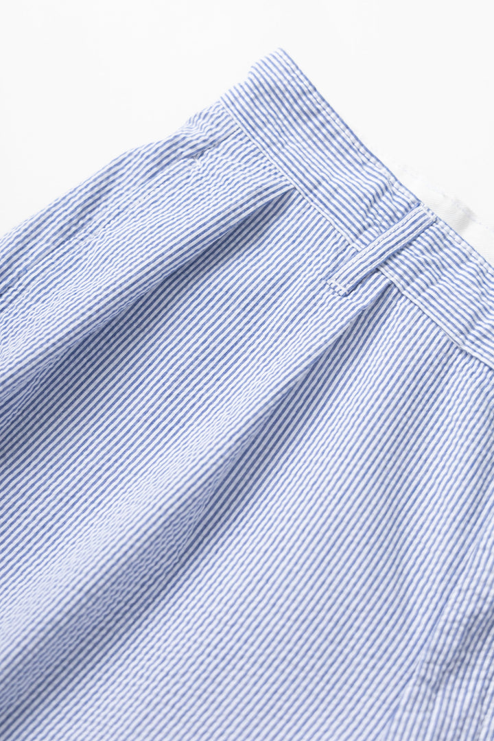 Service Works - Seersucker Part Timer Shorts - Navy Stripe