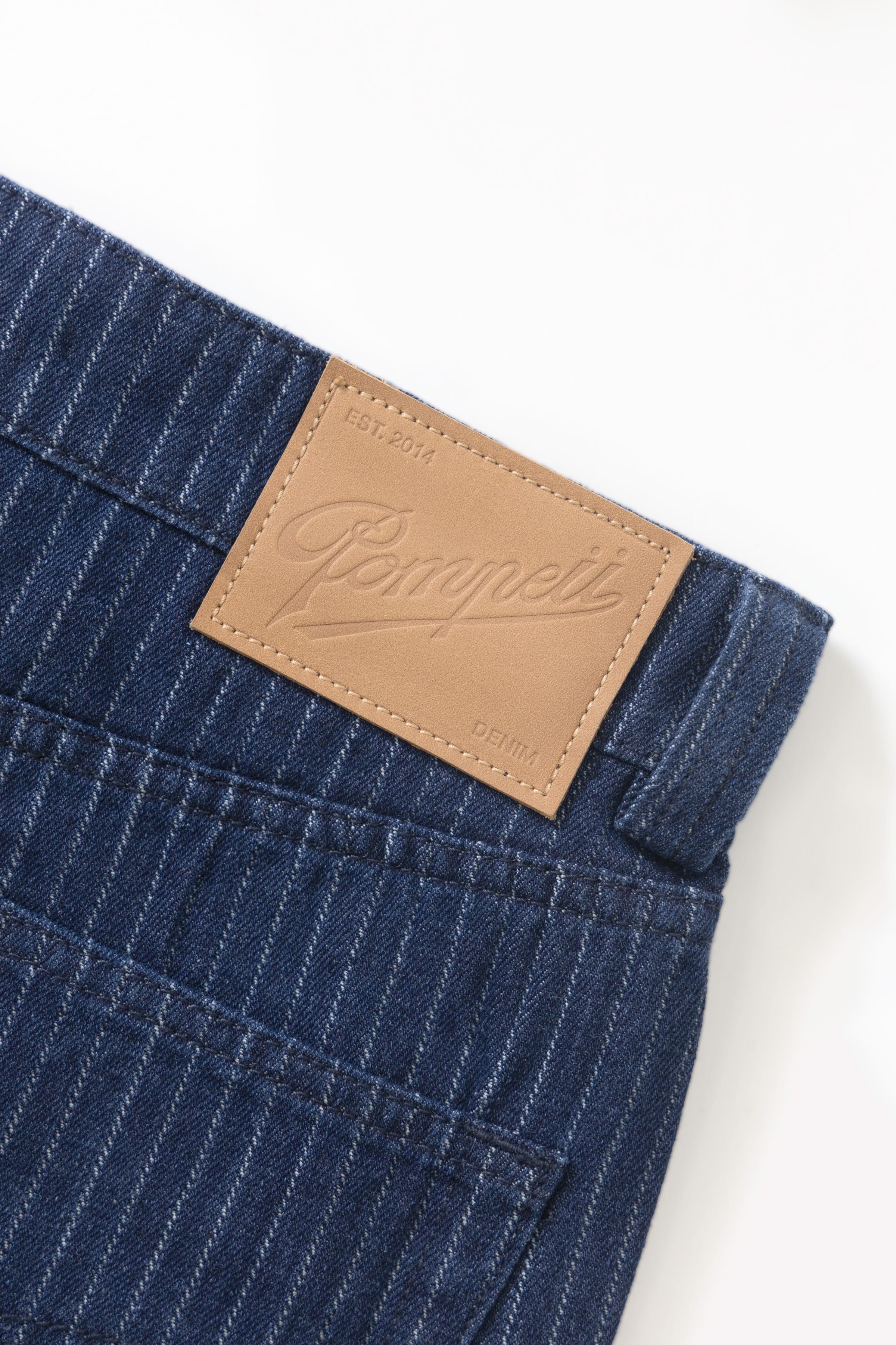 Pompeii - 5-Pocket Denim Jean - Striped Navy – Blacksmith Store