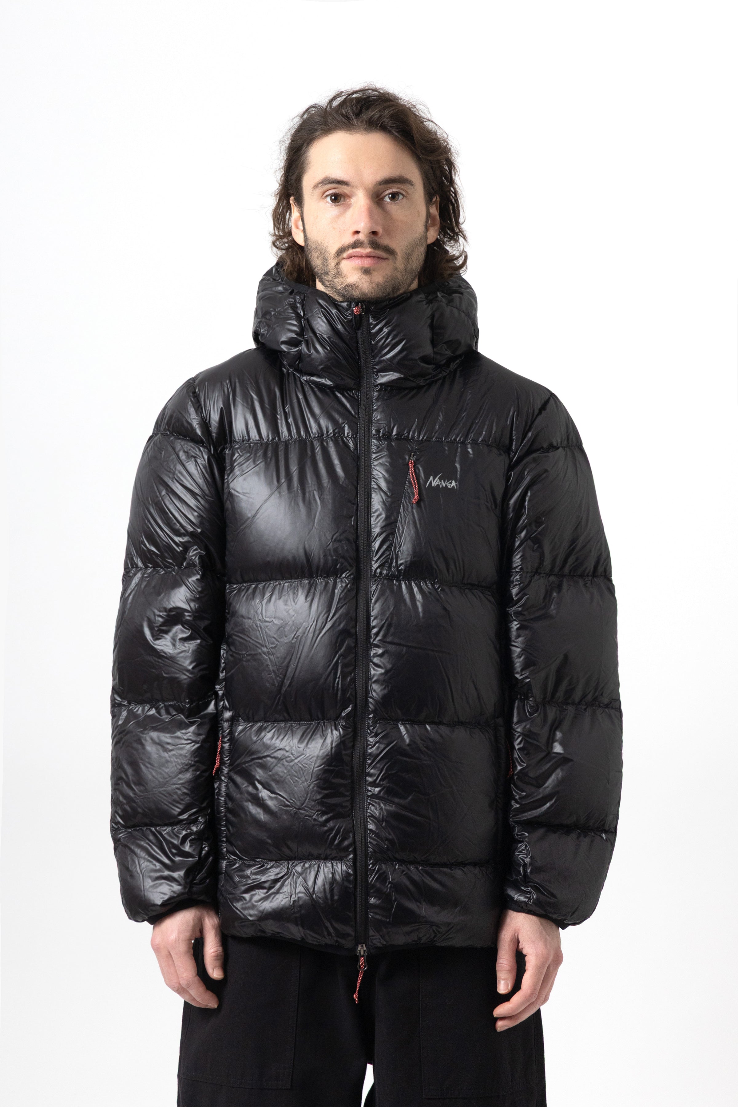 Nanga - Mountain Lodge Down Hoodie Jacket - Black – Blacksmith Store
