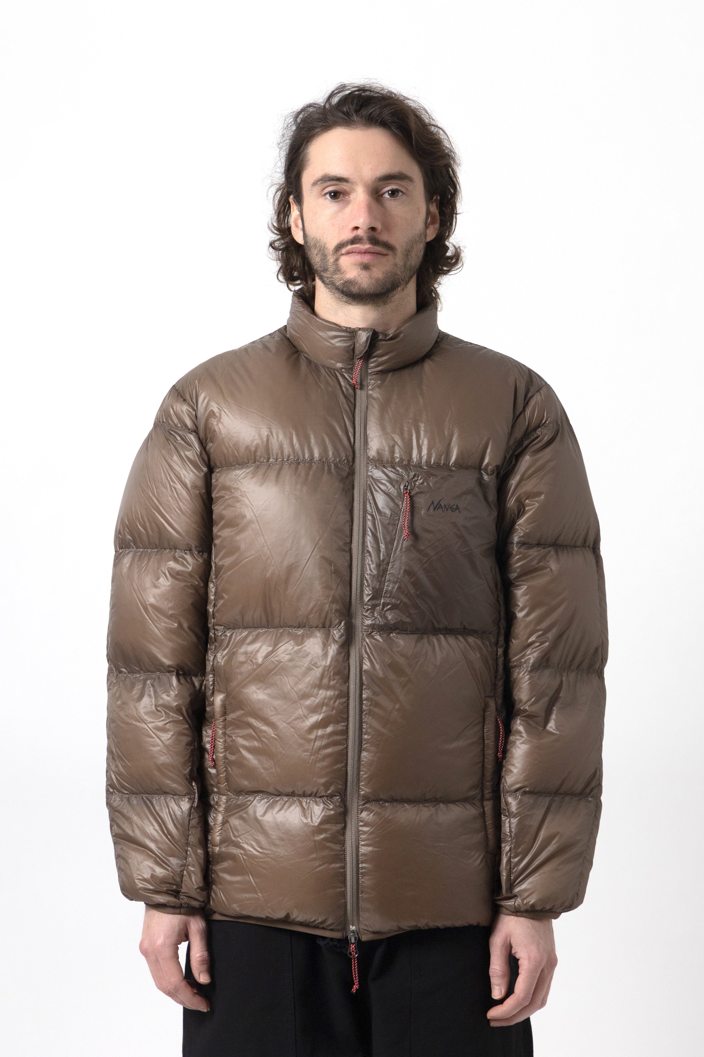 NANGA×DOORS　STANDCOLLAR DOWN JACKET モカ Nanga - Mountain Lodge Down Jacket - Mocha – Blacksmith Store