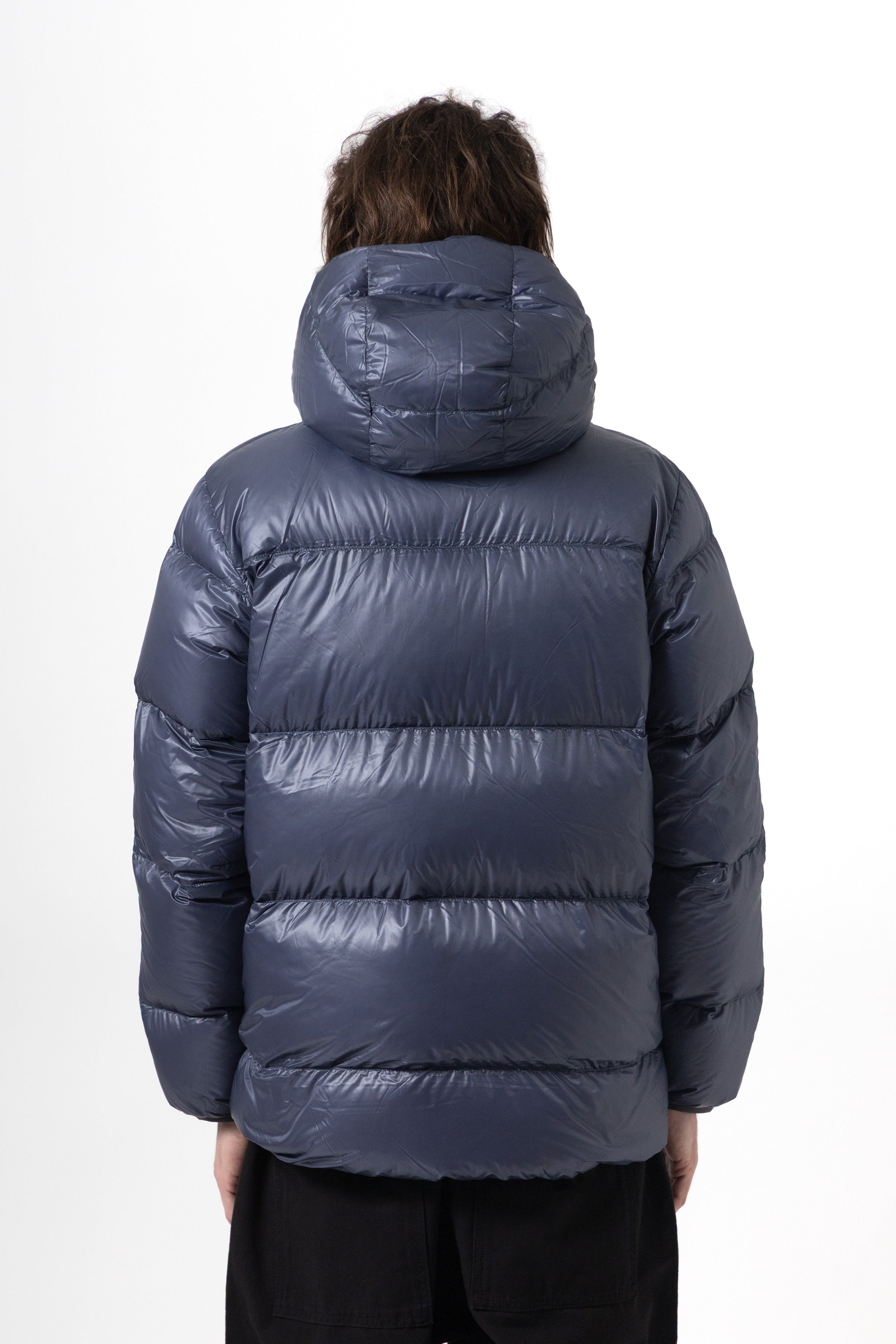 Nanga - Mountain Lodge Down Hoodie Jacket - Navy – Blacksmith Store