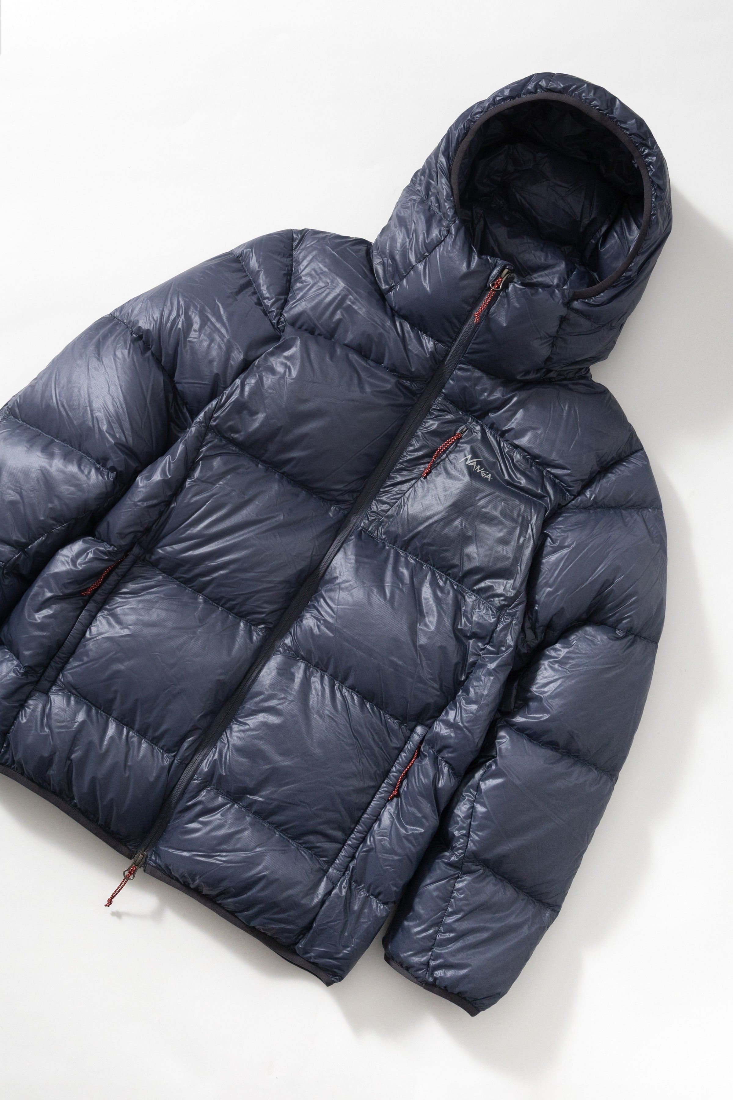 Nanga - Mountain Lodge Down Hoodie Jacket - Navy – Blacksmith Store