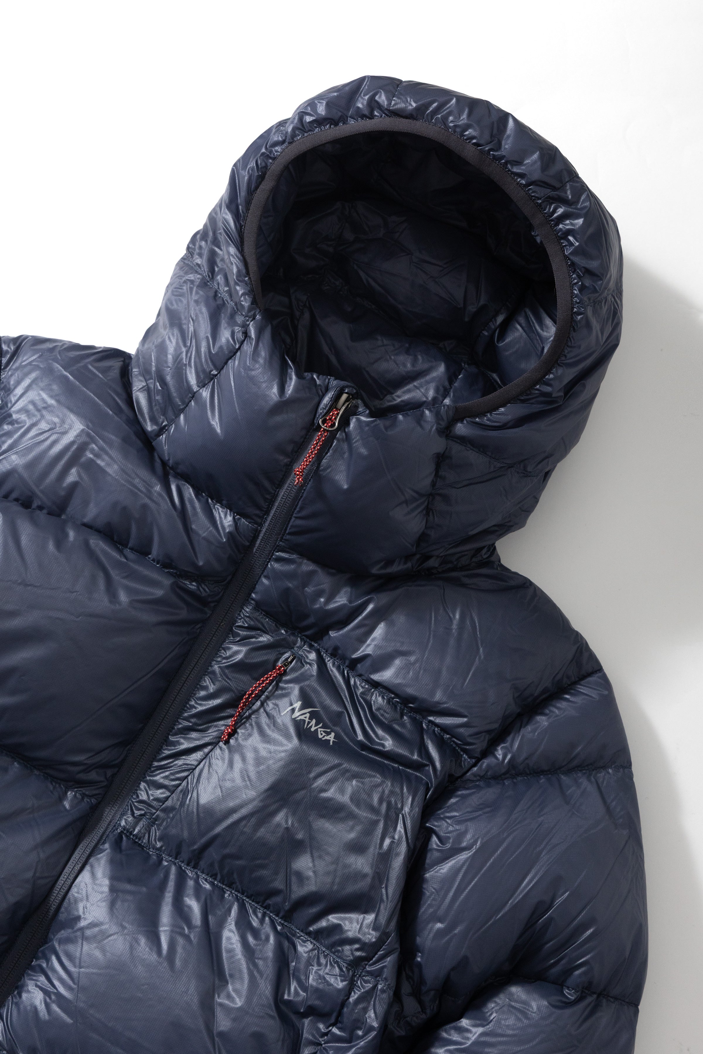 Nanga - Mountain Lodge Down Hoodie Jacket - Navy – Blacksmith Store