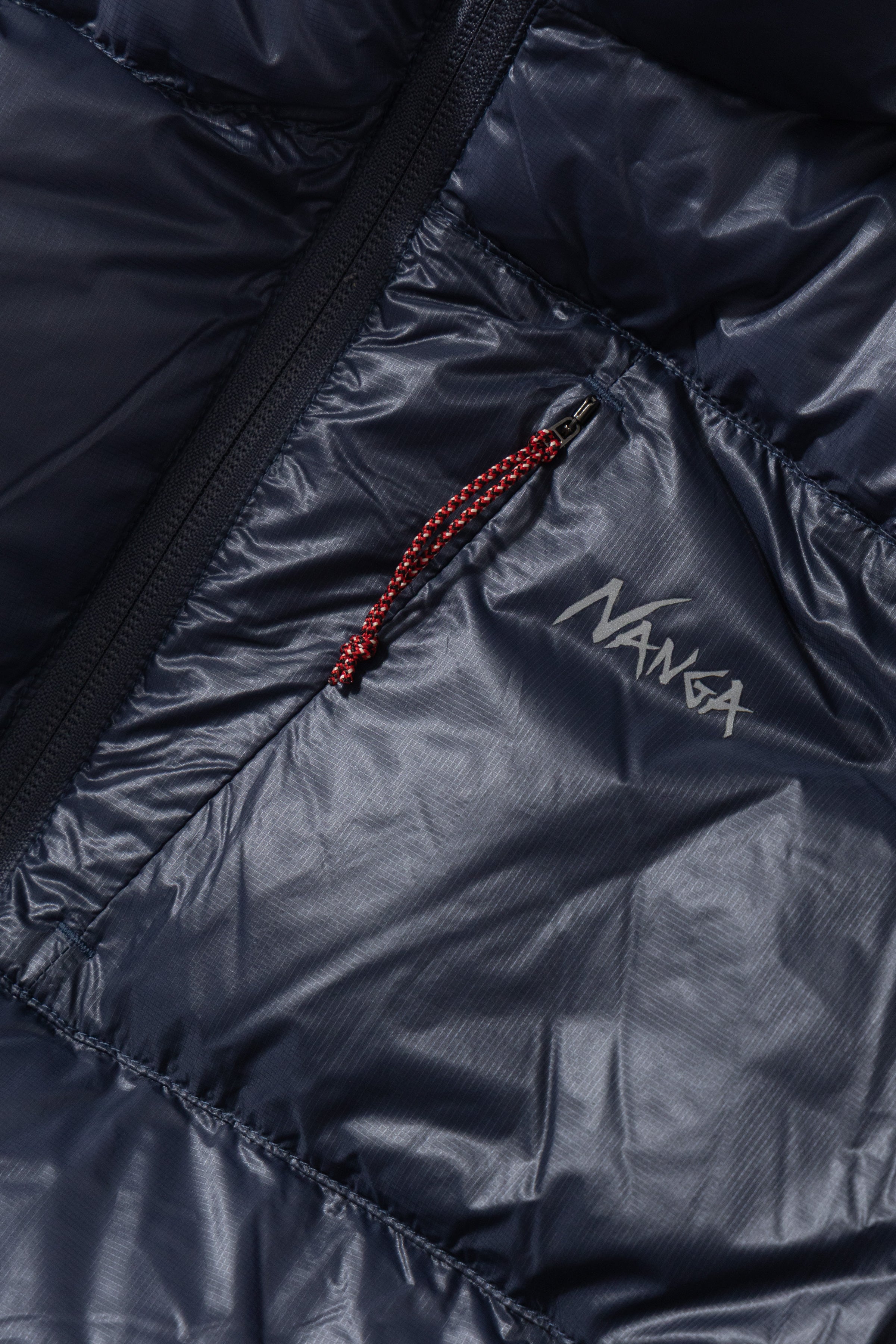 Nanga - Mountain Lodge Down Hoodie Jacket - Navy – Blacksmith Store
