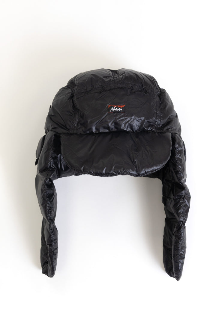 Nanga - Mountain Lodge Down Ear Flap Cap - Black