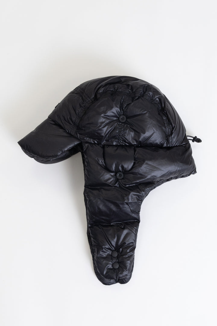 Nanga - Mountain Lodge Down Ear Flap Cap - Black