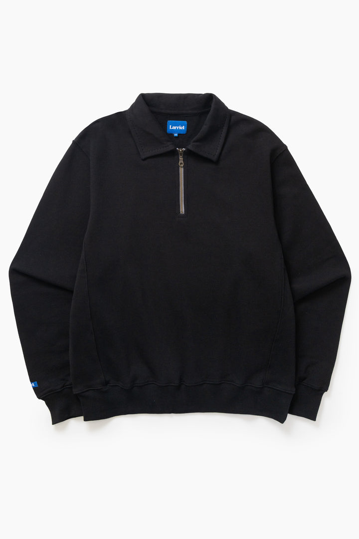 Larriet - Maus 1/4 Zip Fleece - Black
