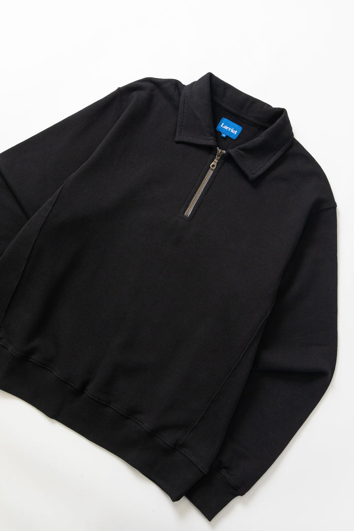 Larriet - Maus 1/4 Zip Fleece - Black