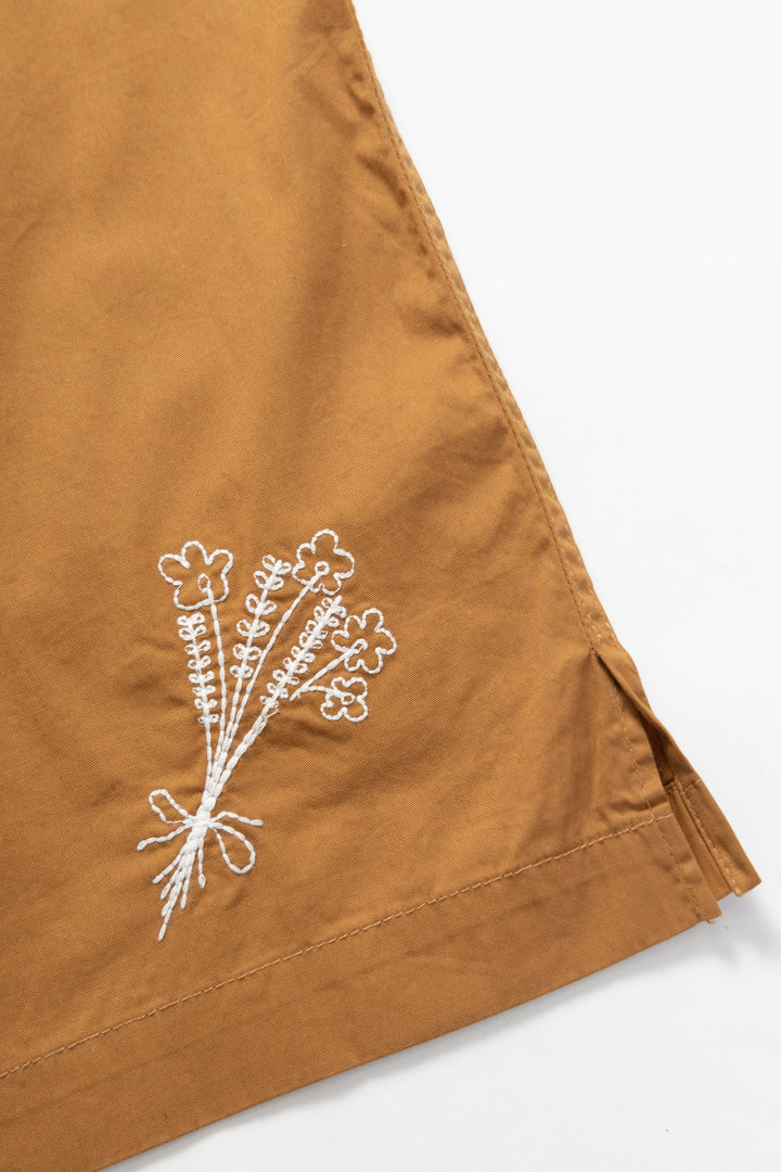 Service Works - Light Twill Picnic Short Sleeve Shirt - Burnt Sugar