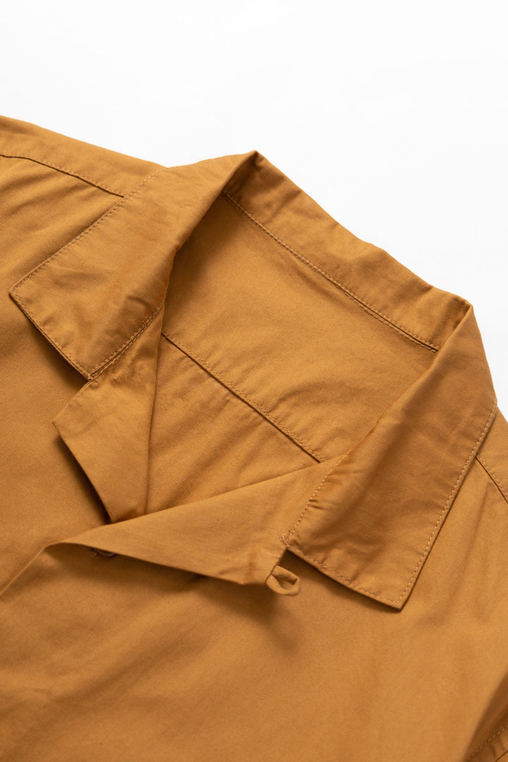 Service Works - Light Twill Picnic Short Sleeve Shirt - Burnt Sugar