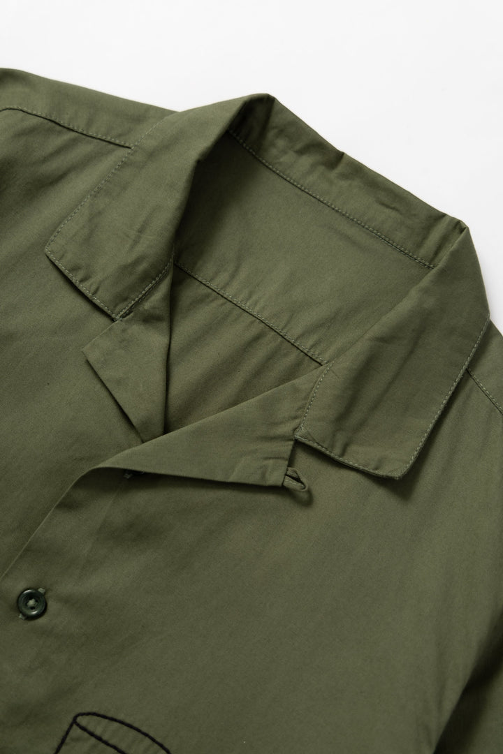 Service Works - Light Twill Picnic Short Sleeve Shirt - Olive