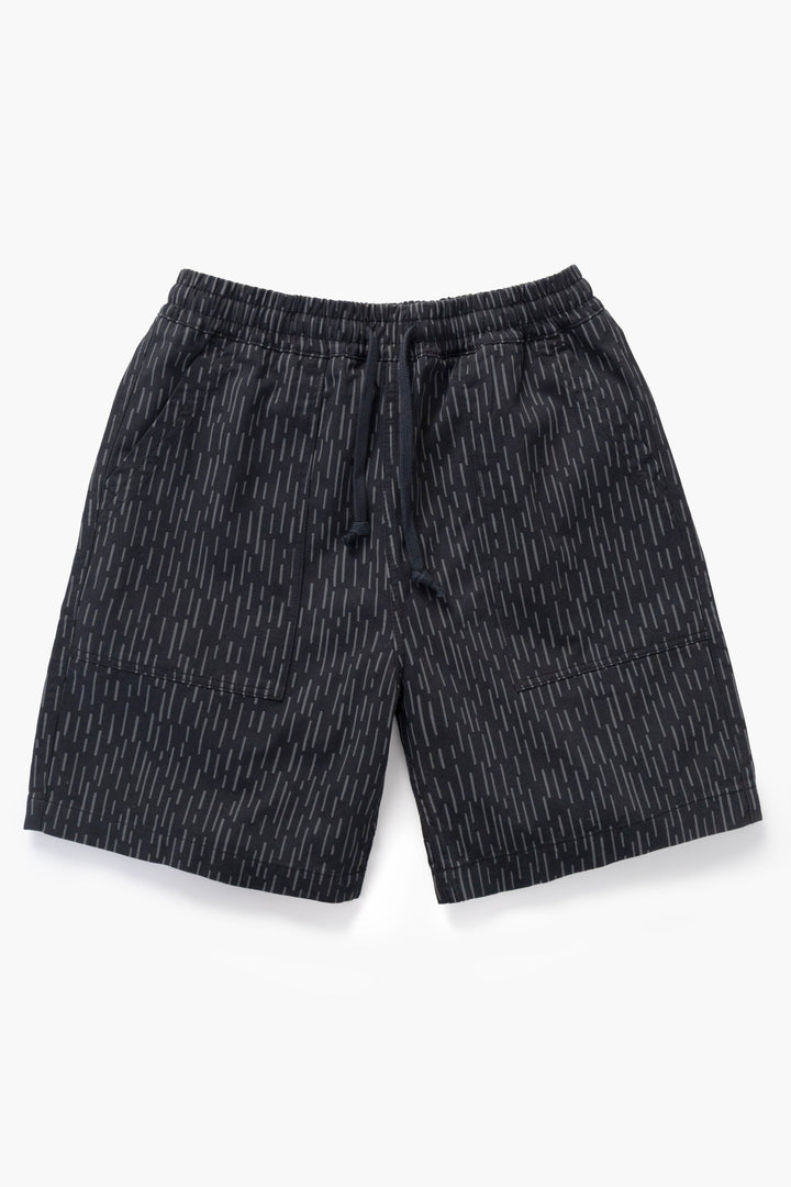 Service Works - Patterned Chef Shorts - Raindrop Mono