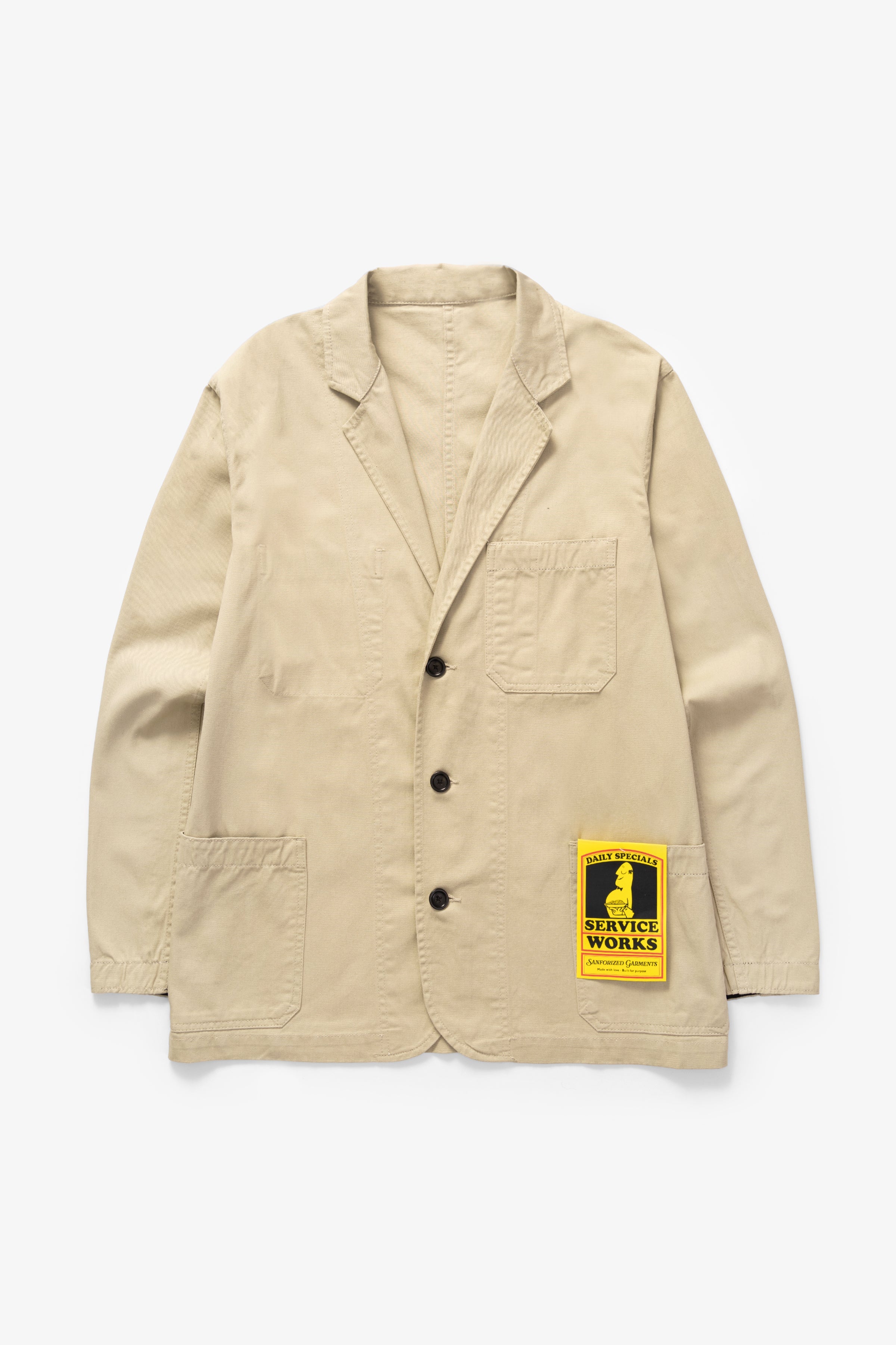 Service Works - Drill Server Suit Jacket - Khaki – Blacksmith Store Service Works - Drill Server Suit Jacket - Khaki – Blacksmith Store