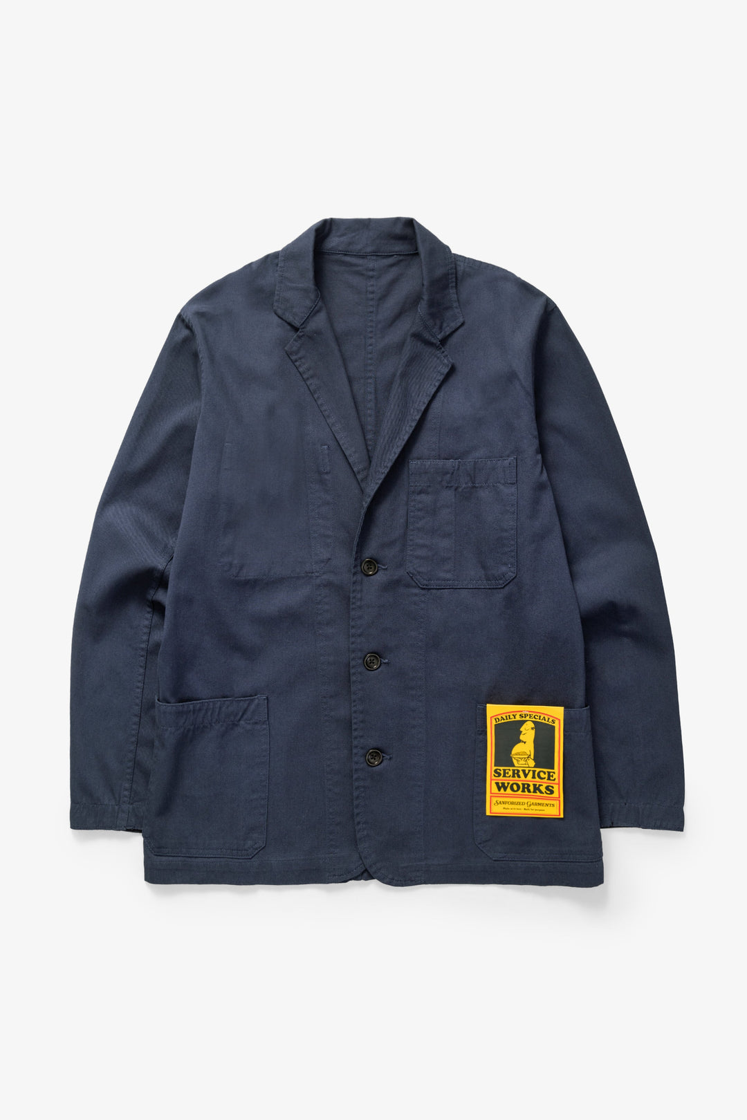 Server Mess Jacket Service Works - Drill Server Suit Jacket - Navy – Blacksmith Store