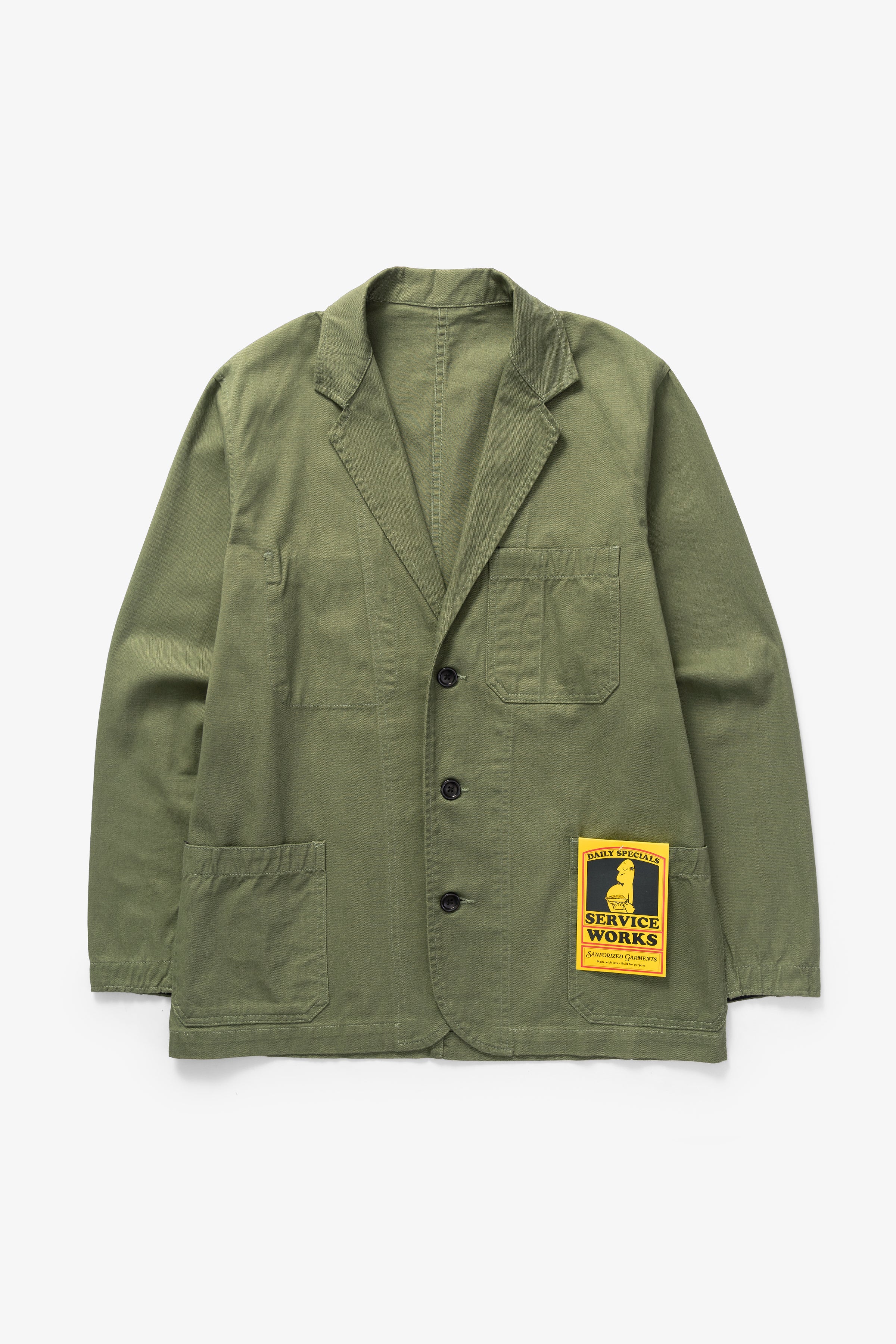 Service Works - Drill Server Suit Jacket - Olive – Blacksmith Store