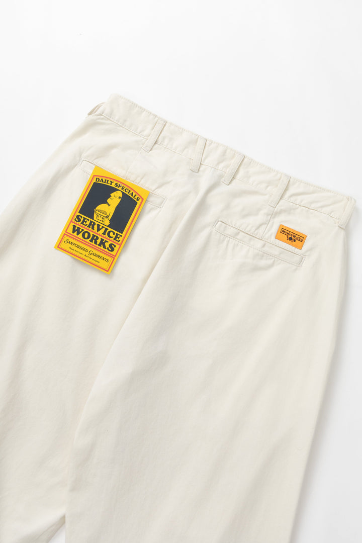 Service Works - Twill Part Timer Pant - Off-White