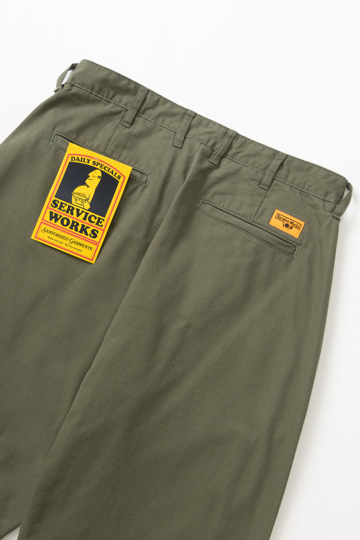 Service Works - Twill Part Timer Pant - Olive