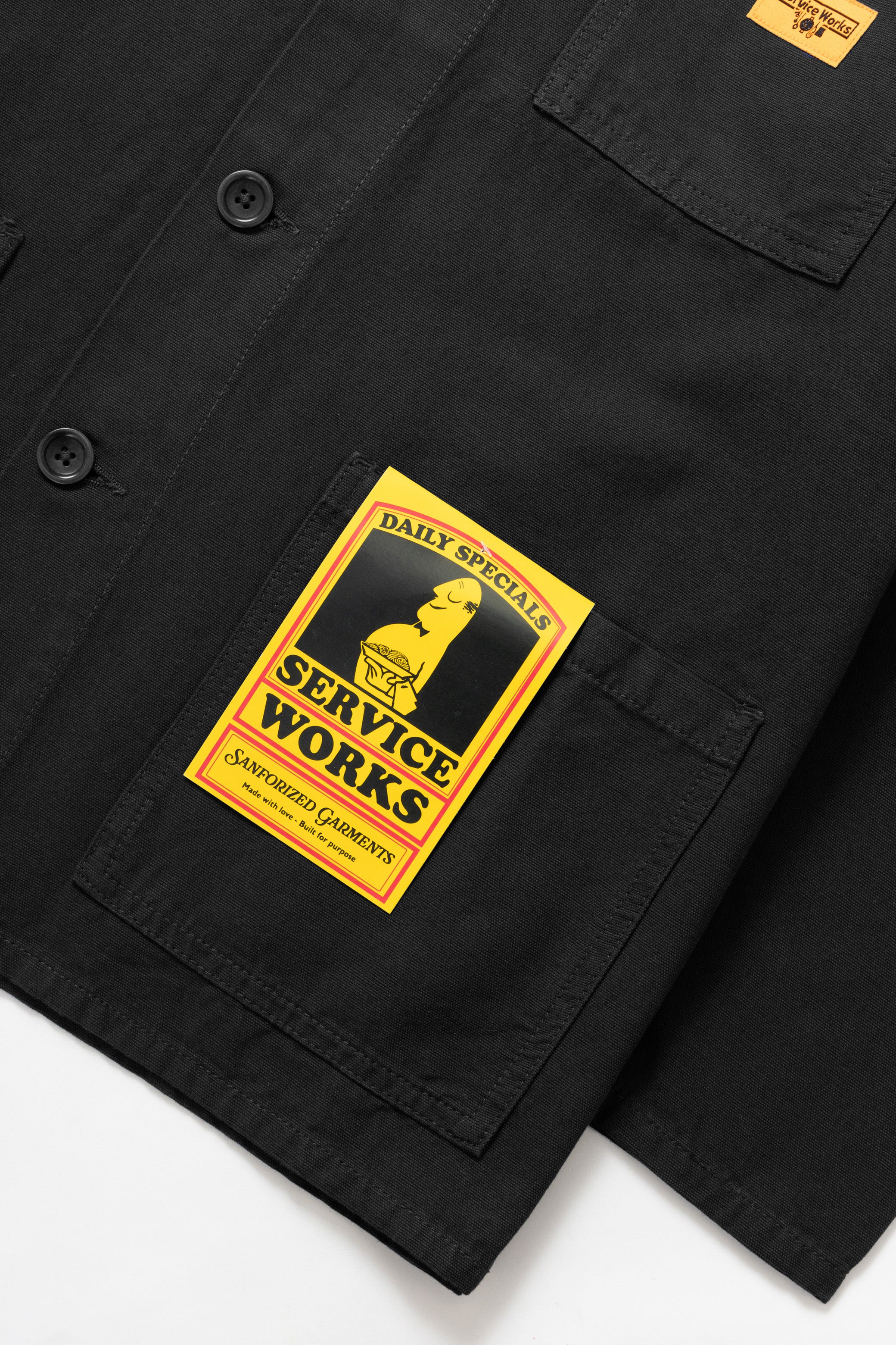 Service Works - Classic Chore Shirt - Black – Blacksmith Store