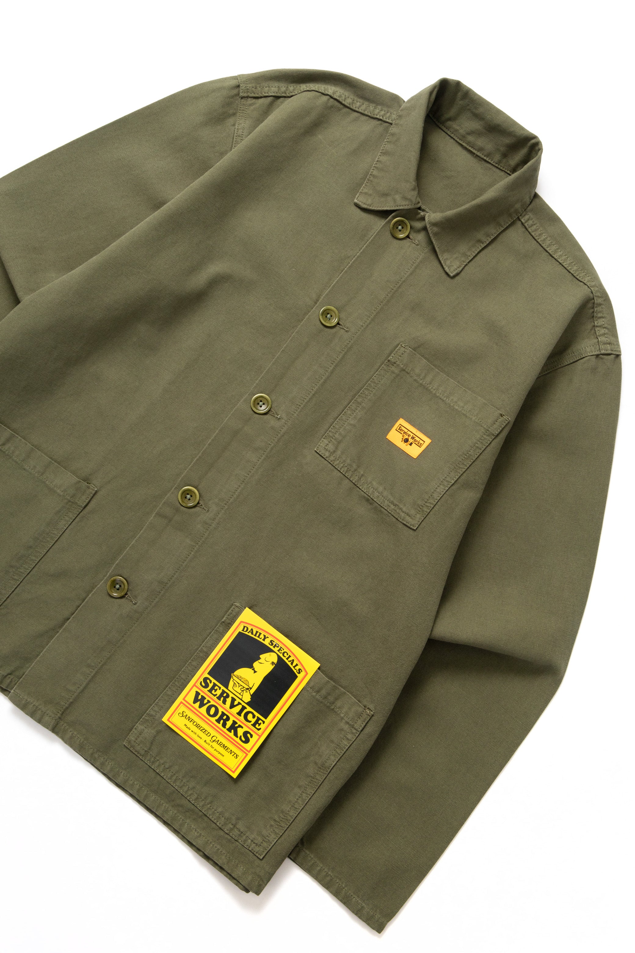 Service Works - Classic Chore Shirt - Olive – Blacksmith Store