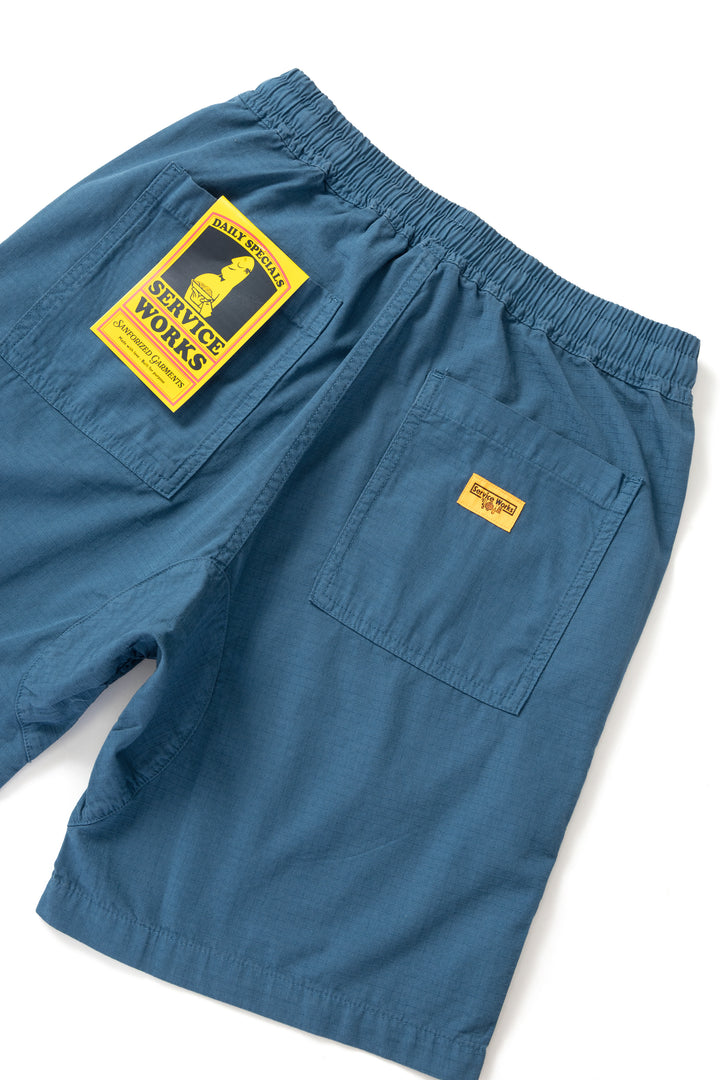 Service Works - Ripstop Chef Shorts - Ocean