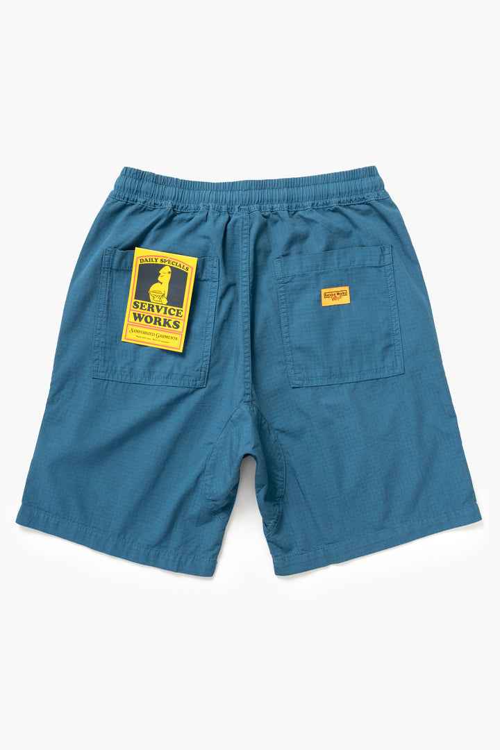 Service Works - Ripstop Chef Shorts - Ocean