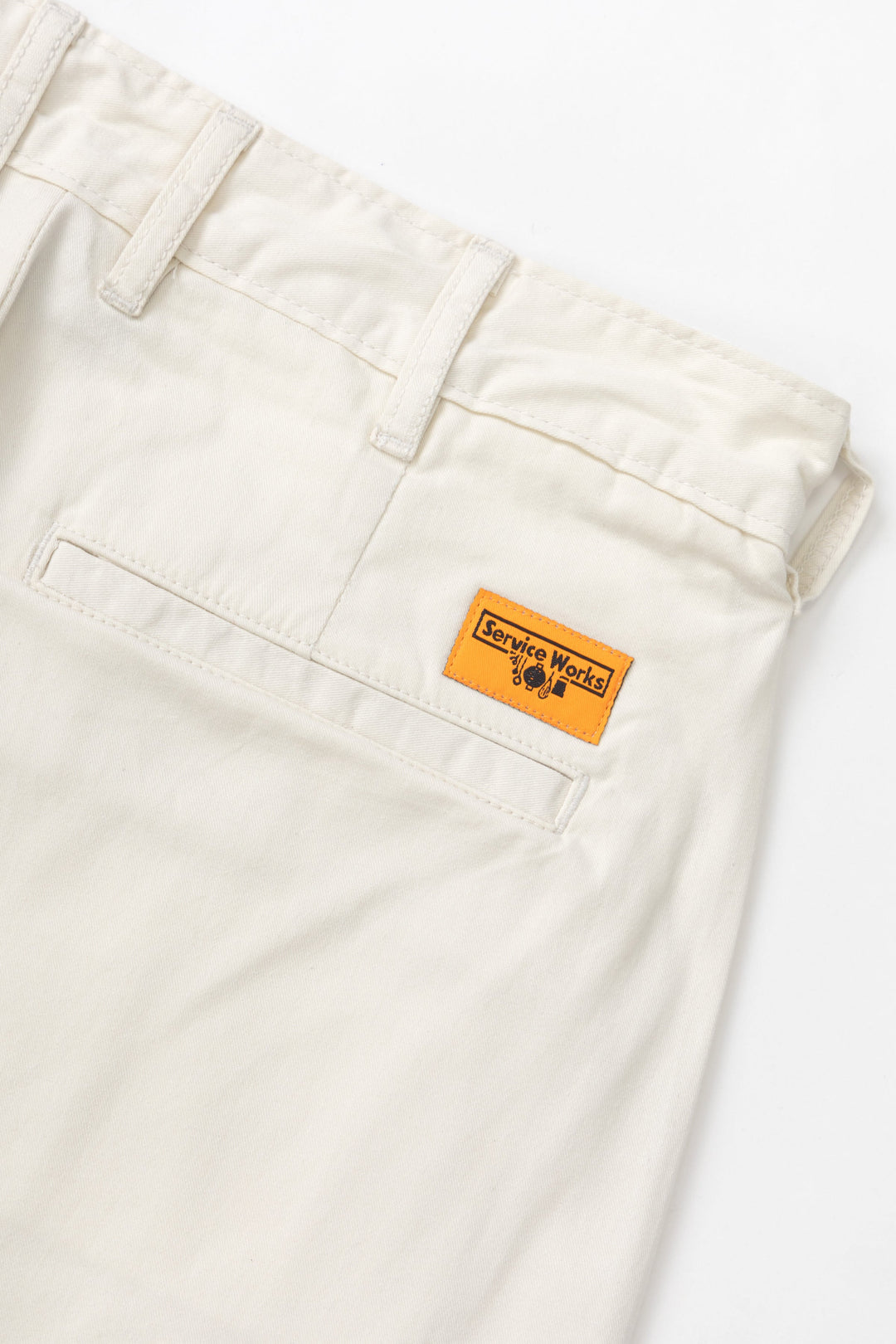 Service Works - Twill Part Timer Shorts - Off-White