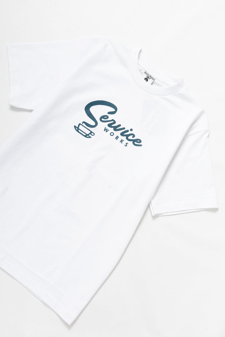 Service Works - Espresso Tee - White