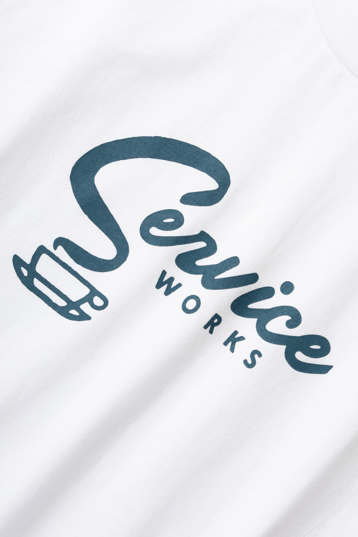 Service Works - Espresso Tee - White