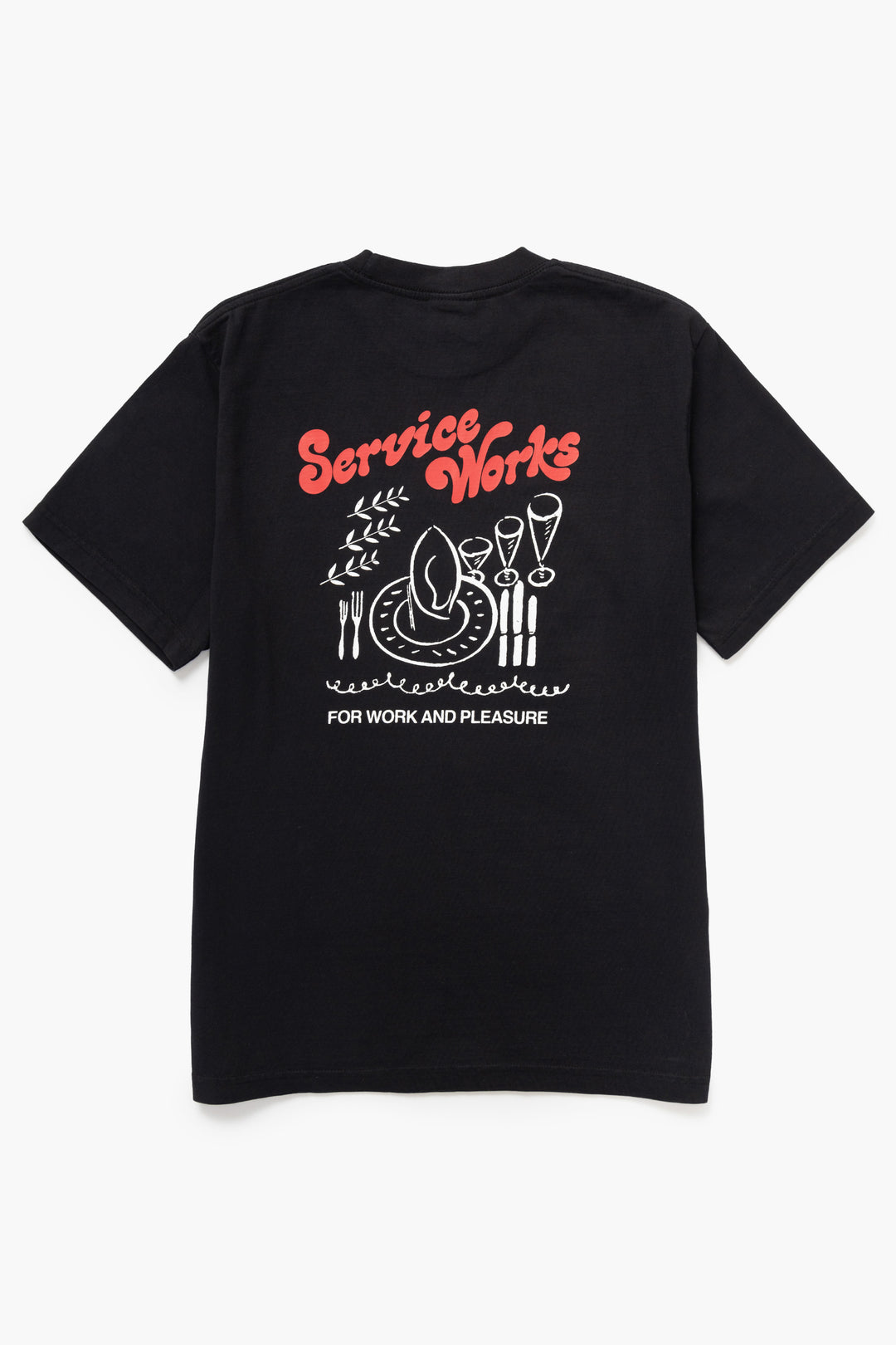 Service Works - Work + Pleasure Tee - Black