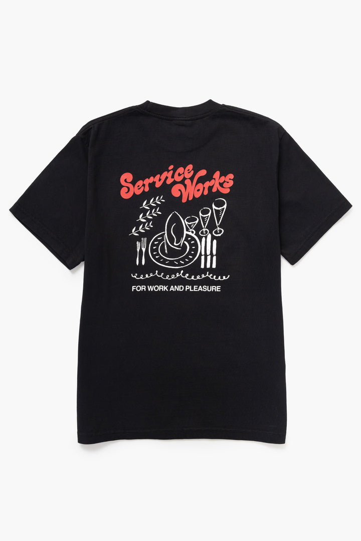 Service Works - Work + Pleasure Tee - Black