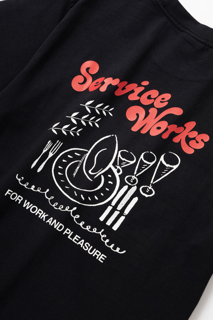 Service Works - Work + Pleasure Tee - Black