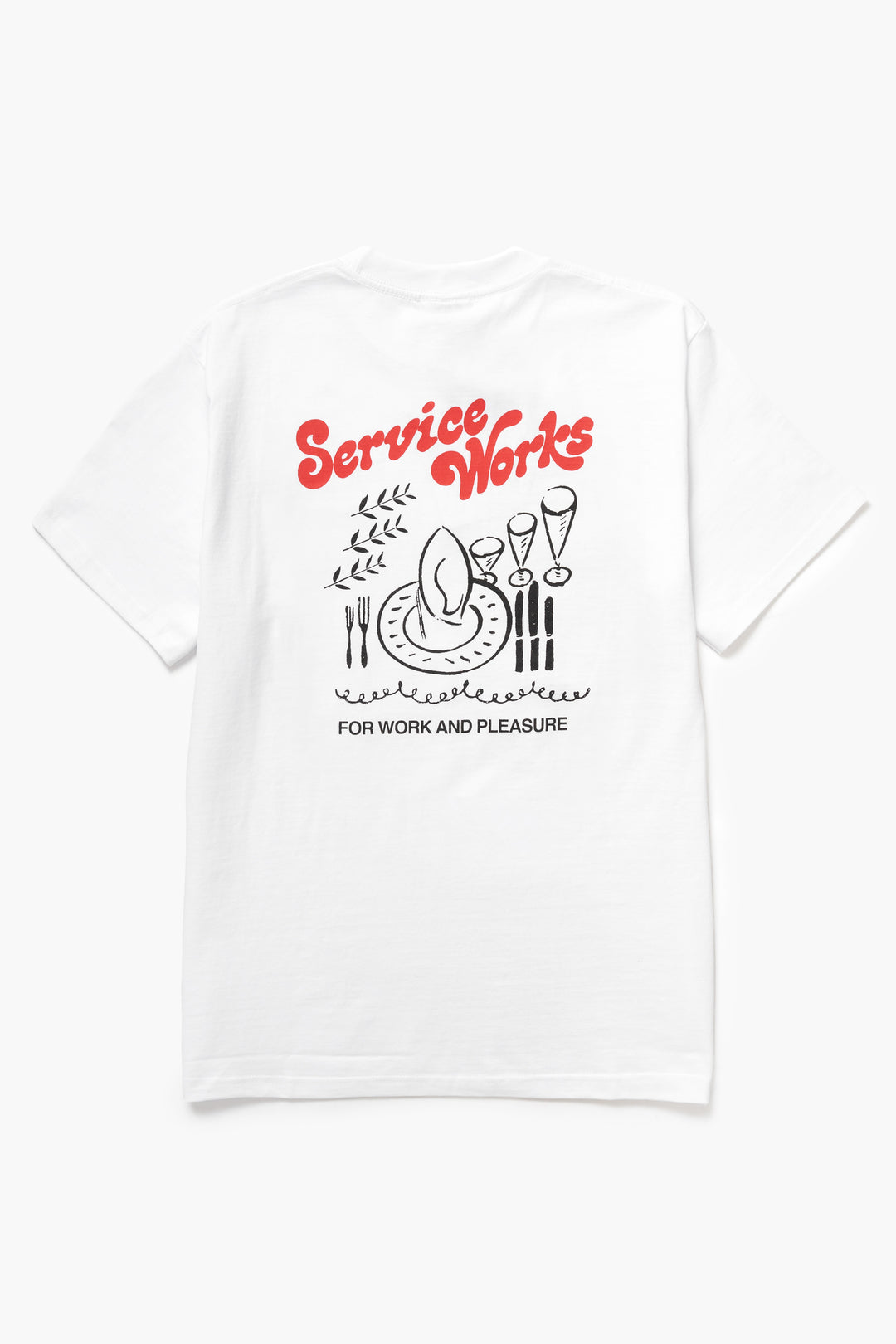 Service Works - Work + Pleasure Tee - White