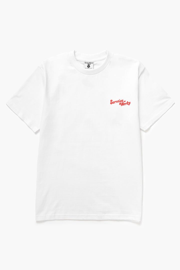 Service Works - Work + Pleasure Tee - White