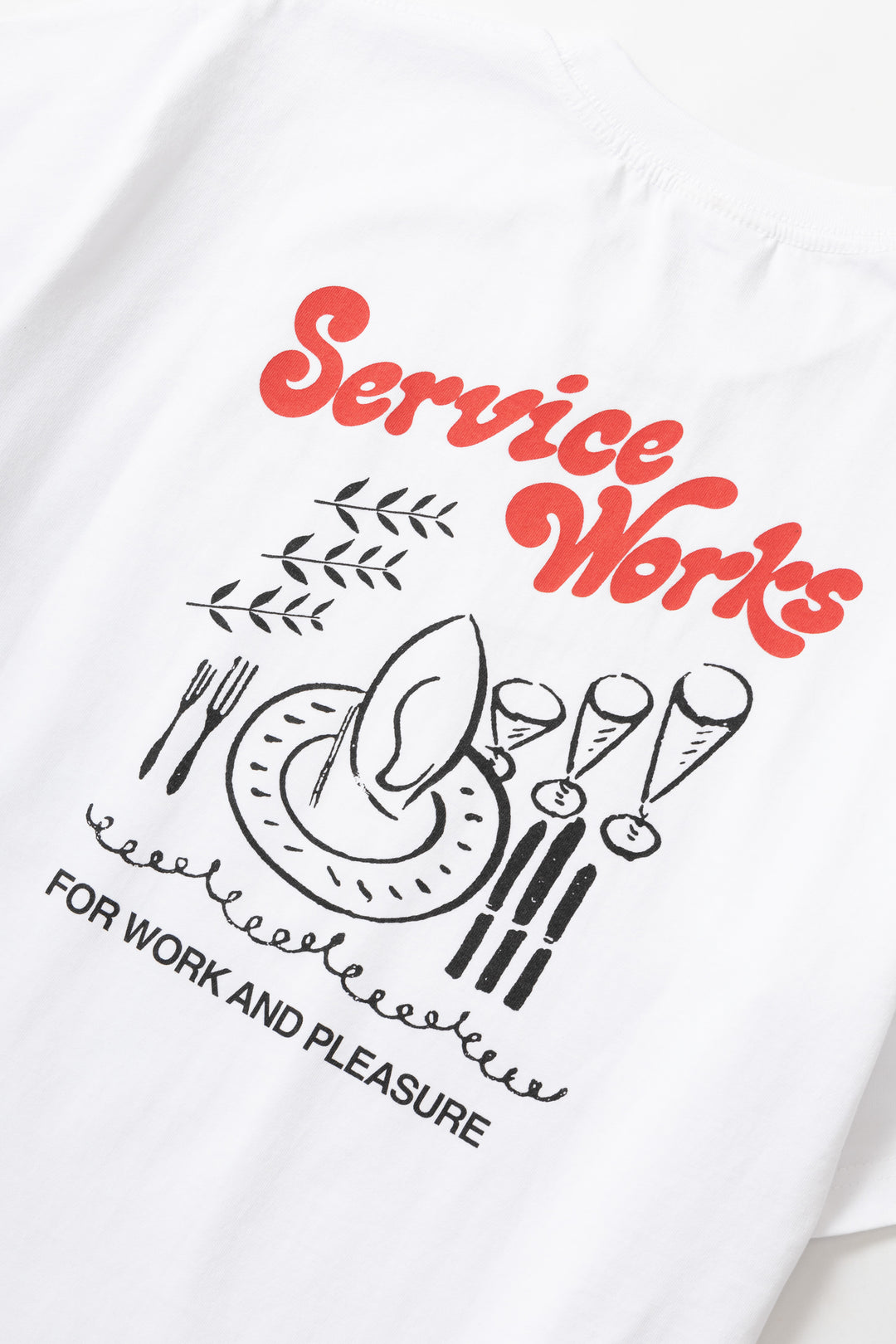 Service Works - Work + Pleasure Tee - White