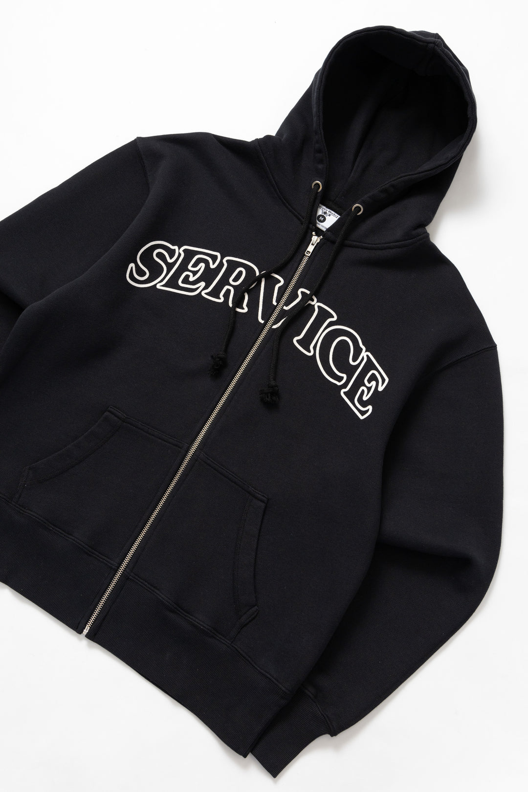 Service Works - Arch Logo Zip Hoodie - Black