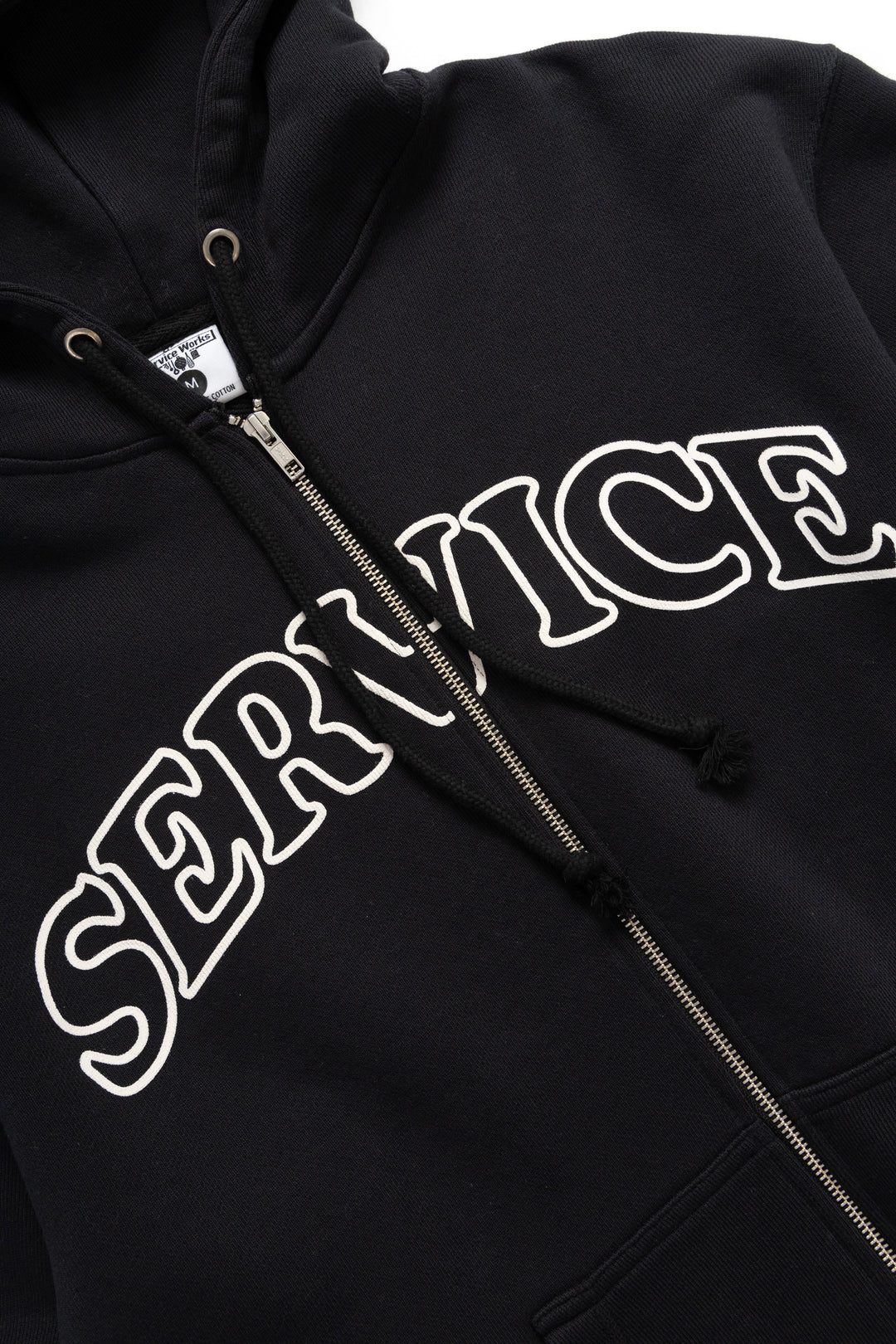 Service Works - Arch Logo Zip Hoodie - Black